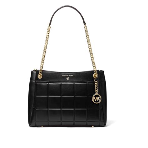 michael michael kors susan medium shoulder bag stores|michael kors quilted bag black.